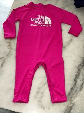 The North Face Hot Pink SPF 40+ RashGuard